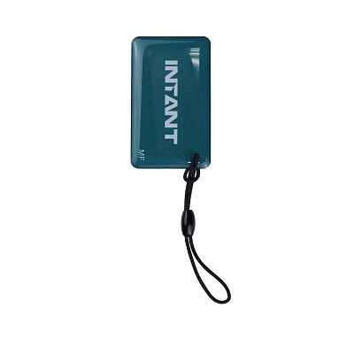 картинка TD-KEYFOB012-MF RFID-брелок из эпоксидной смолы, водонепроницаемый (бирюзовый) Mifare от компании Intant